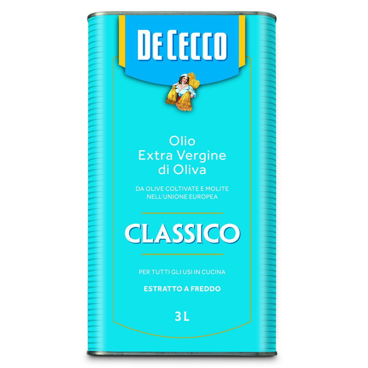 Изображение товара Масло оливковое De Cecco Classico 3л нерафинированное холодного отжима