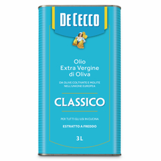 Масло оливковое De Cecco Classico нерафинированное, 3л