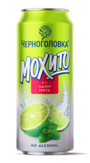 Напиток Черноголовка мохито лайм и мята газированный, 450мл