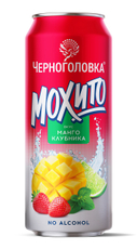 Напиток Черноголовка мохито клубника-манго газированный, 450мл