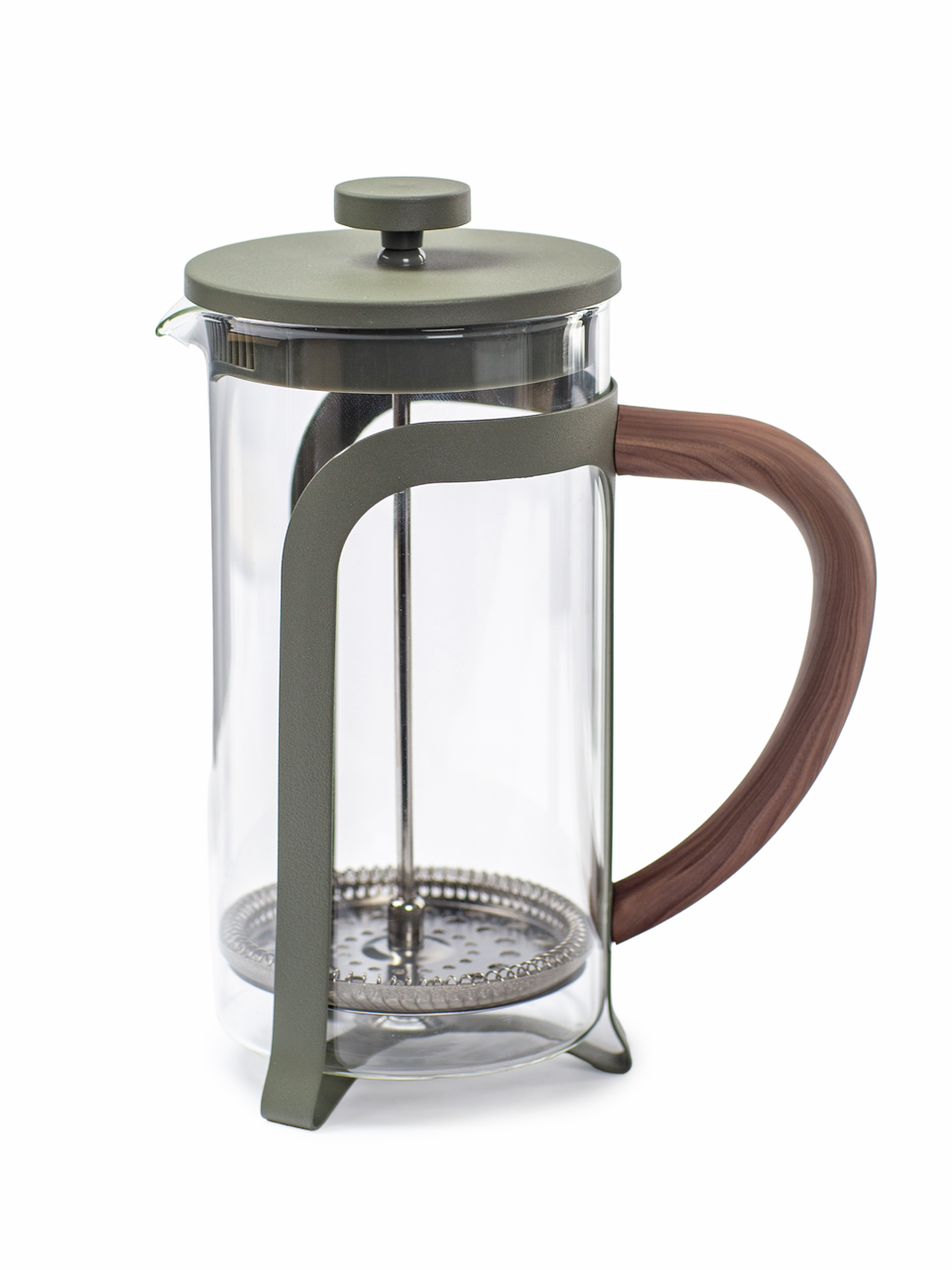 Изображение товара Френч-пресс Domenik Color&Wood 600мл экологичный стеклянный с фильтром
