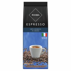 RIOBA Кофе в зернах натуральный жареный 100% арабика Espresso, 1кг