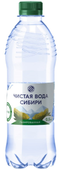 Вода Чистая вода Сибири газированная, 500мл