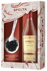 Водка Спельта Organic и ложка в подарочной упаковке, 0.5л