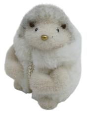 Фигура Christmasdeluxe Ежик в шубе, 14 x 12 x 16см