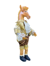 Украшение елочное Christmasdeluxe Конь в камзоле, 37см