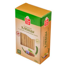 Fine Life Хлебцы пшеничные лук и семена льна, 150г