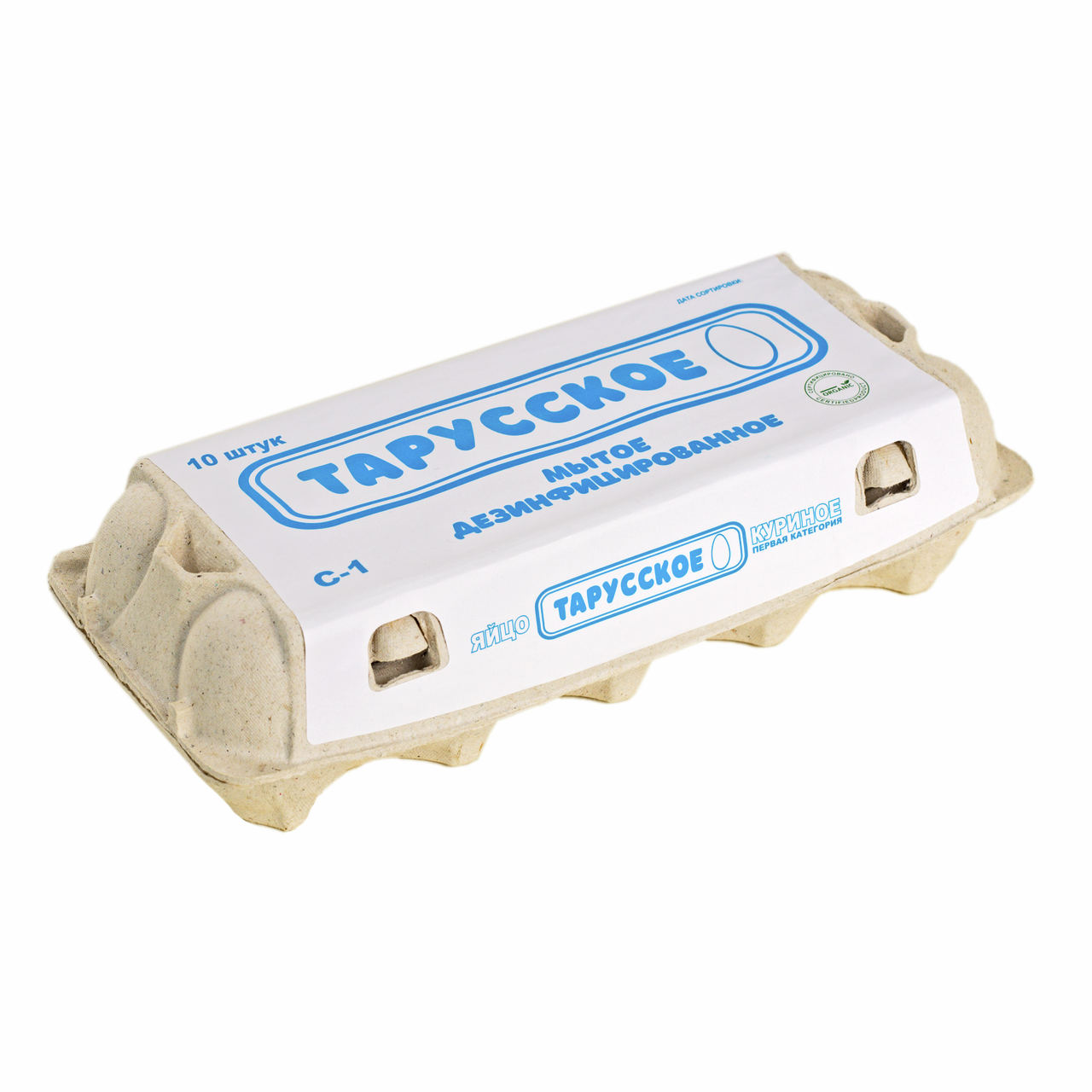 Яйцо куриное Тарусское мытое дезинфицированное С1, 10шт