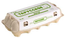 Яйцо куриное Тарусское мытое дезинфицированное С0, 10шт