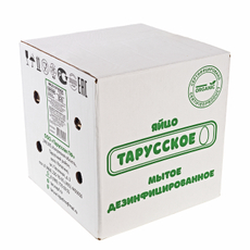Яйцо куриное Тарусское мытое дезинфицированное С0, 180шт