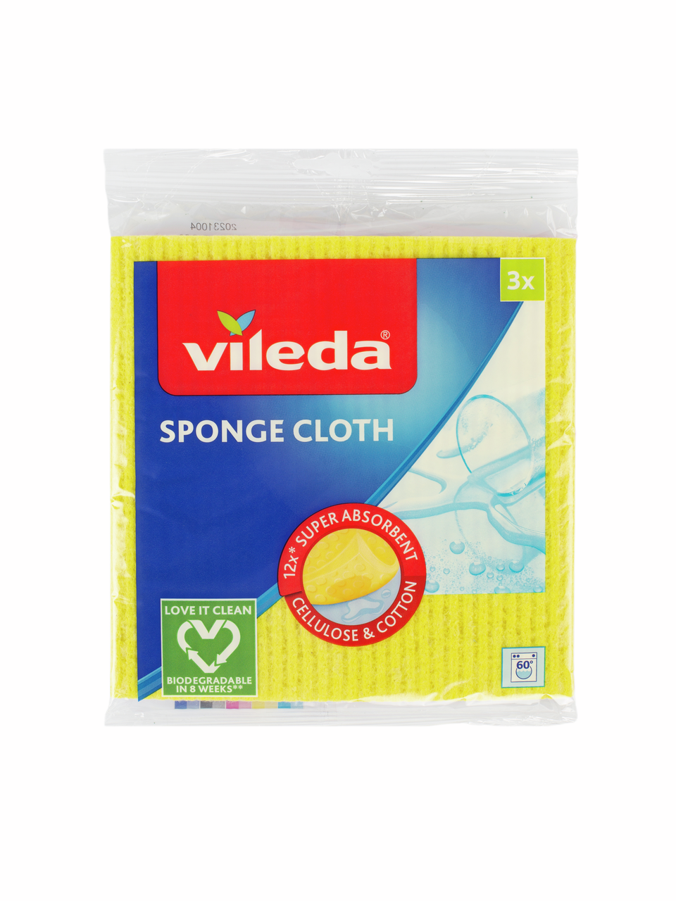 Салфетка Vileda губчатая, 3шт