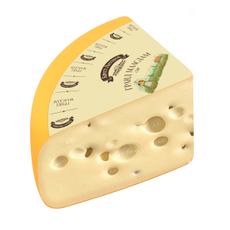 Сыр Брест-Литовск Маасдам 1/4 круга 45%, ~1.8кг