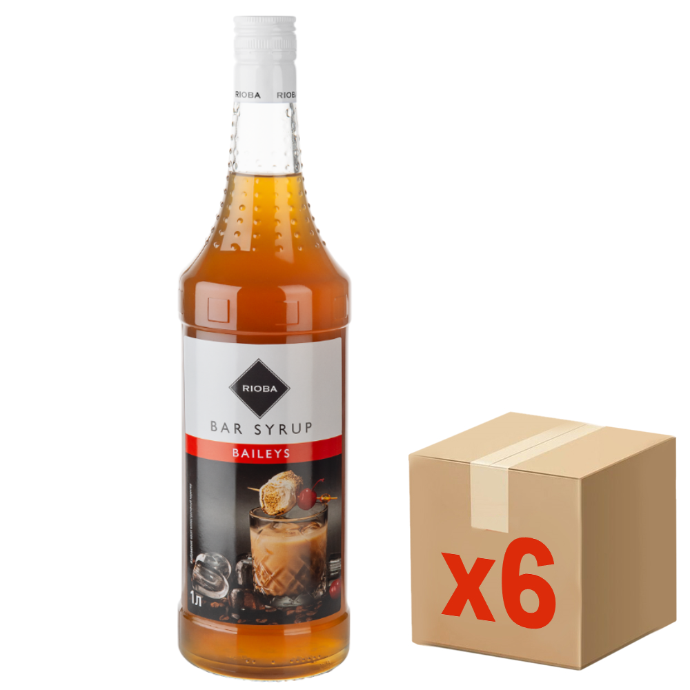 RIOBA Сироп Бейлиз, 1л x 6 шт