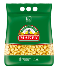 Макароны Makfa улитки высший сорт, 3кг