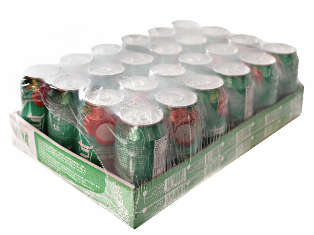 Изображение товара Напиток сокосодержащий Vinut личи 330мл 24 шт - вьетнамский фруктовый напиток