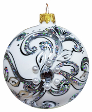 Шар елочный Коломеев Графика 2311, 10см