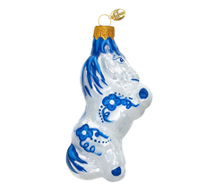 Украшение елочное Коломеев Лошадка русские узоры, 10см