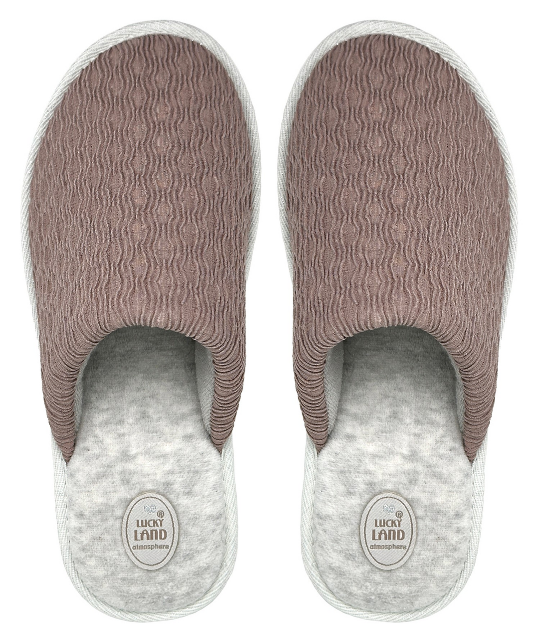 Тапочки женские Lucky Land с рельефным узором