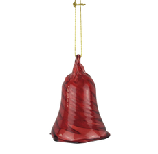 Подвеска B&H хрустальный колокольчик красный