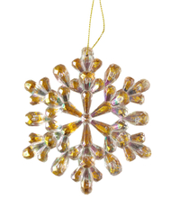 Украшение елочное B&H роскошная снежинка, 11.7см