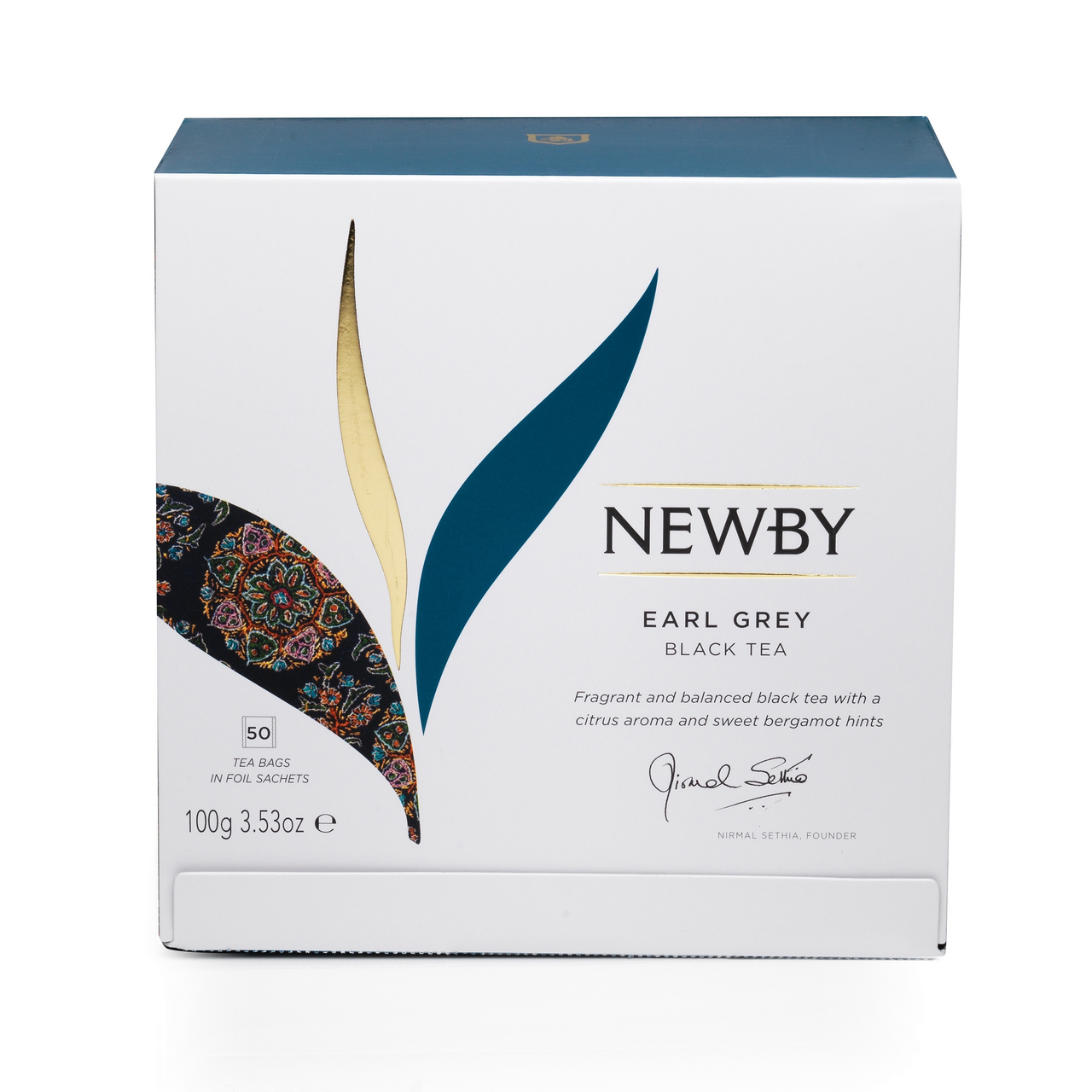 Изображение товара Чай Newby Earl Grey черный (2г x 50шт), 100г