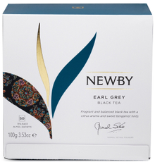 Чай Newby Earl Grey черный (2г x 50шт), 100г
