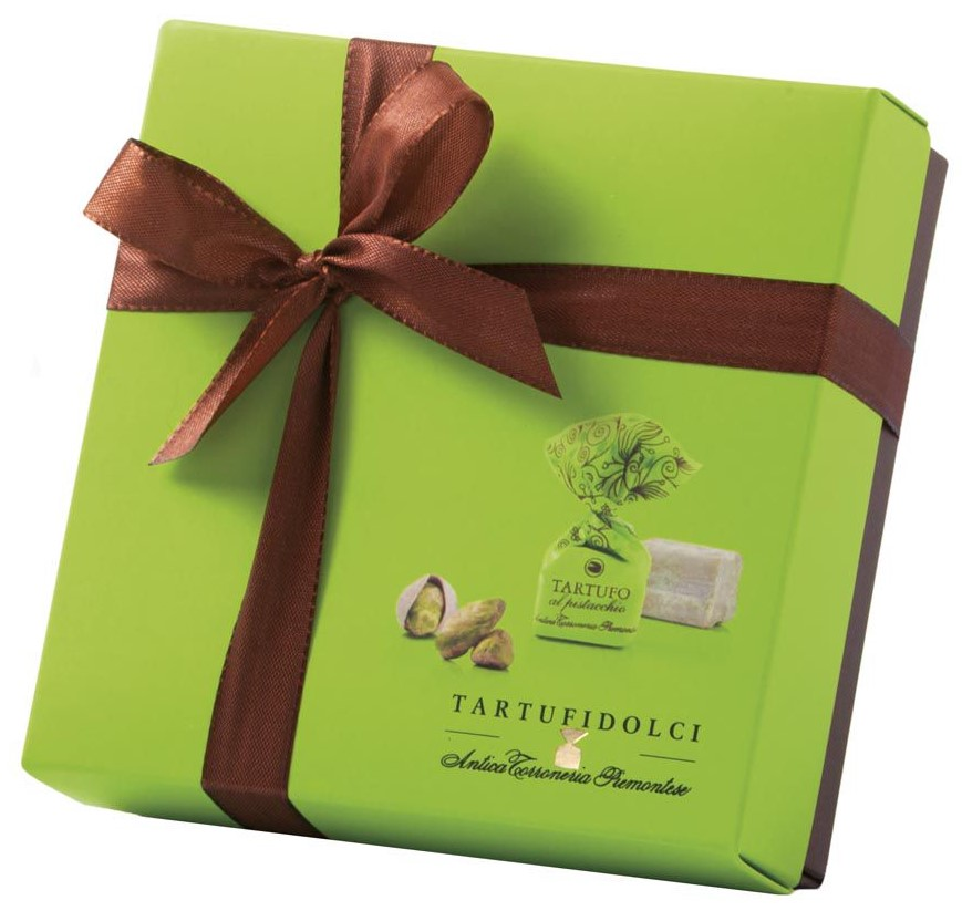 Конфеты Antica Torroneria Piemontese трюфель с фисташкой, 125г
