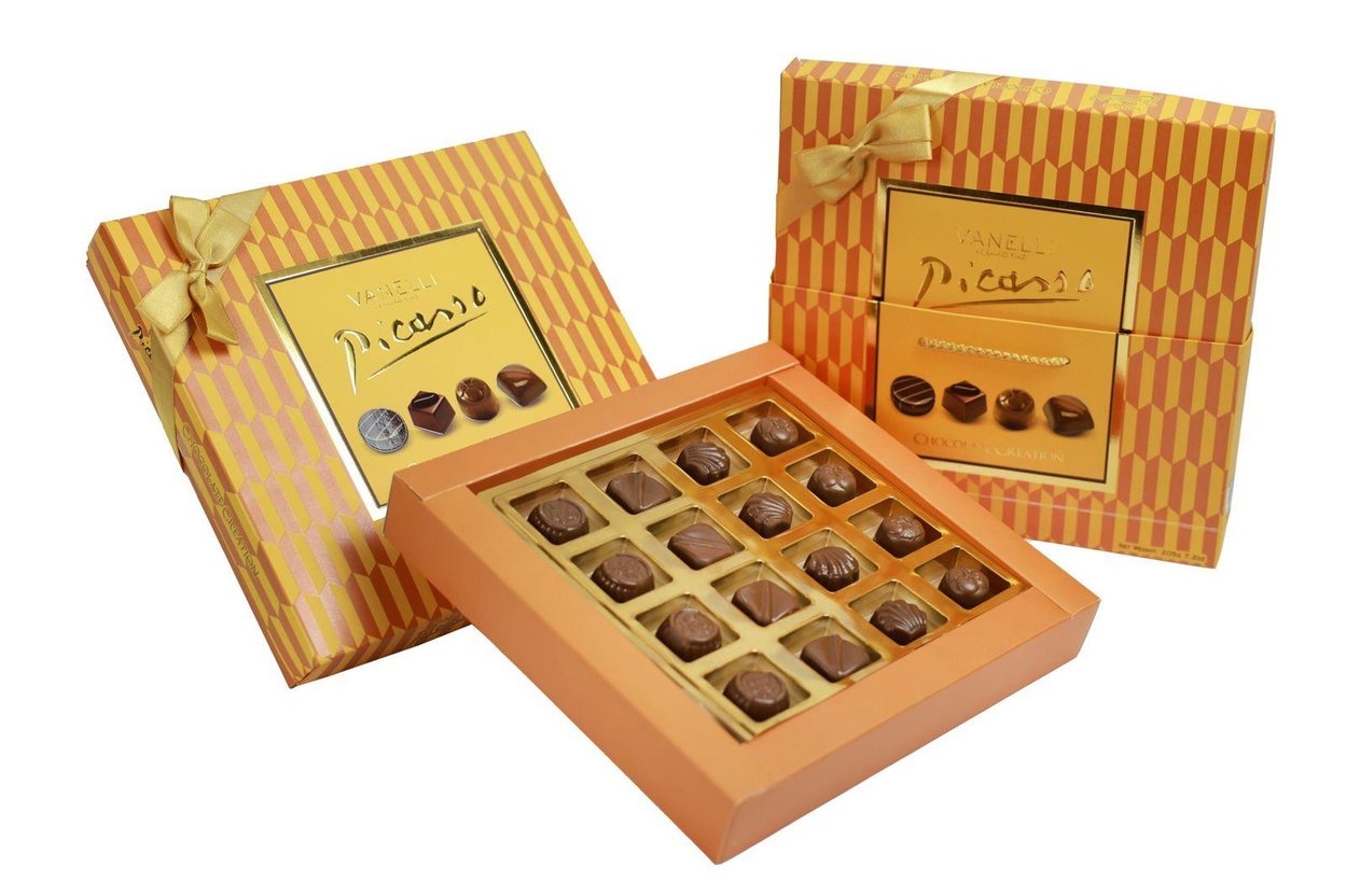 Конфеты Vanelli Picasso шоколадные ассорти, 205г