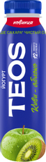 Йогурт питьевой Teos киви и яблоко 1.8%, 260г