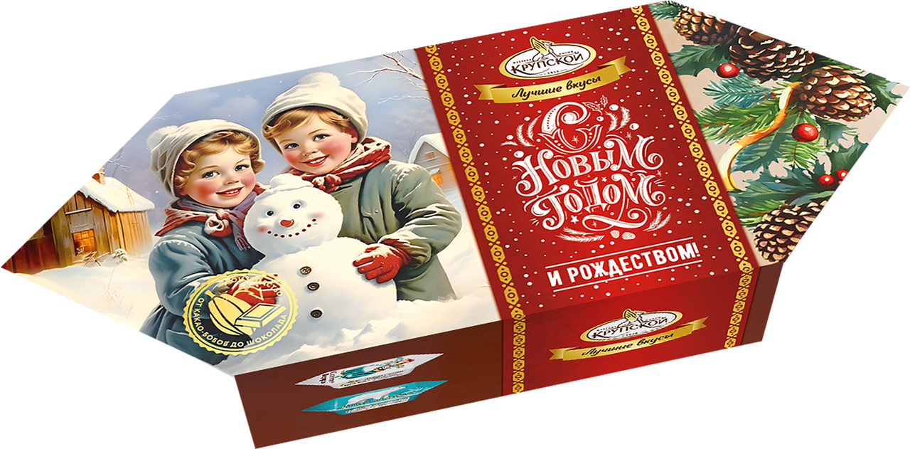 Подарок новогодний Кондитерская фабрика Крупской лучшее, 119г