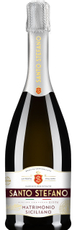 Сидр Santo Stefano Сицилийская свадьба газированный белый полусладкий, 0.75л