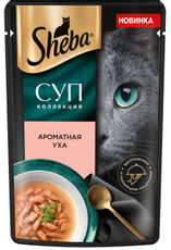 Суп для взрослых кошек Sheba ароматная уха, 70г