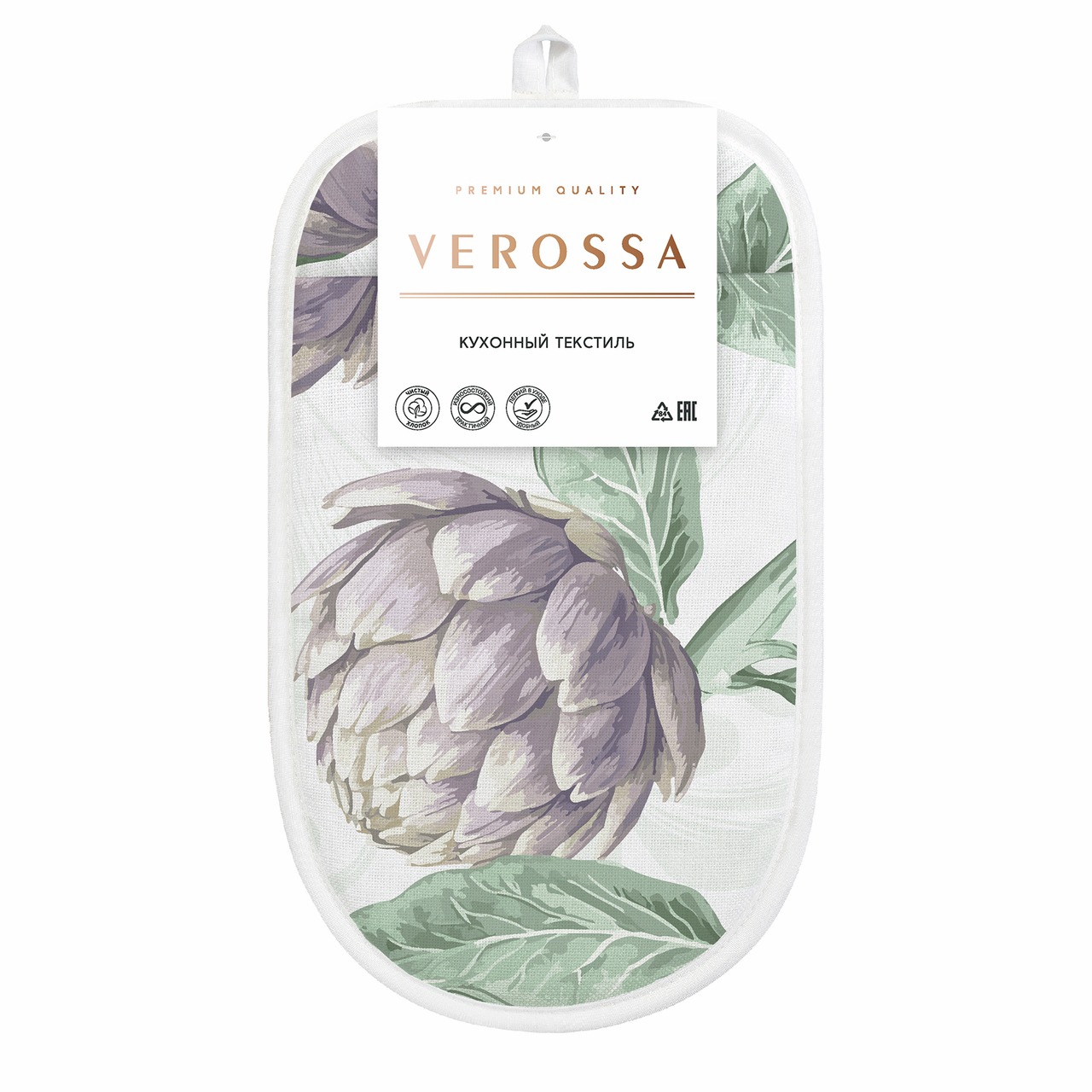 Прихватка-рукавица Verossa артишоки, 17 x 25см