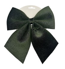 Бант B&H Бархатный шарм тканевый темно-зеленый