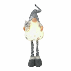 Фигура Glos Снежный гном светодиодная