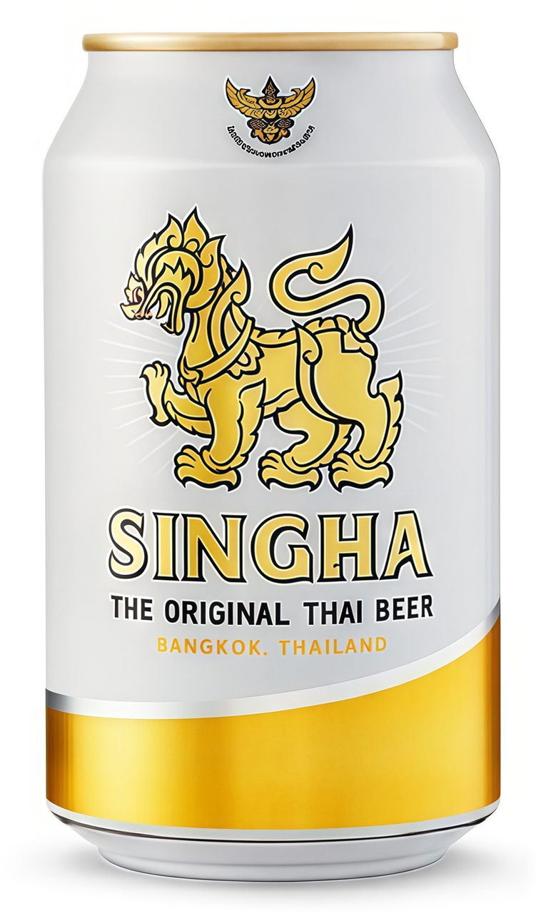 Изображение товара Пиво Singha светлое фильтрованное пастеризованное, 0.33л