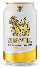 Пиво Singha светлое фильтрованное пастеризованное, 0.33л