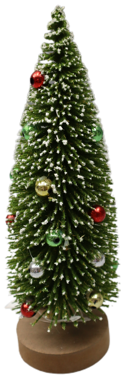 Фигура B&H Заснеженная елка с шариками