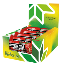 Батончик протеиновый Must Have клубника, 50г x 20 шт