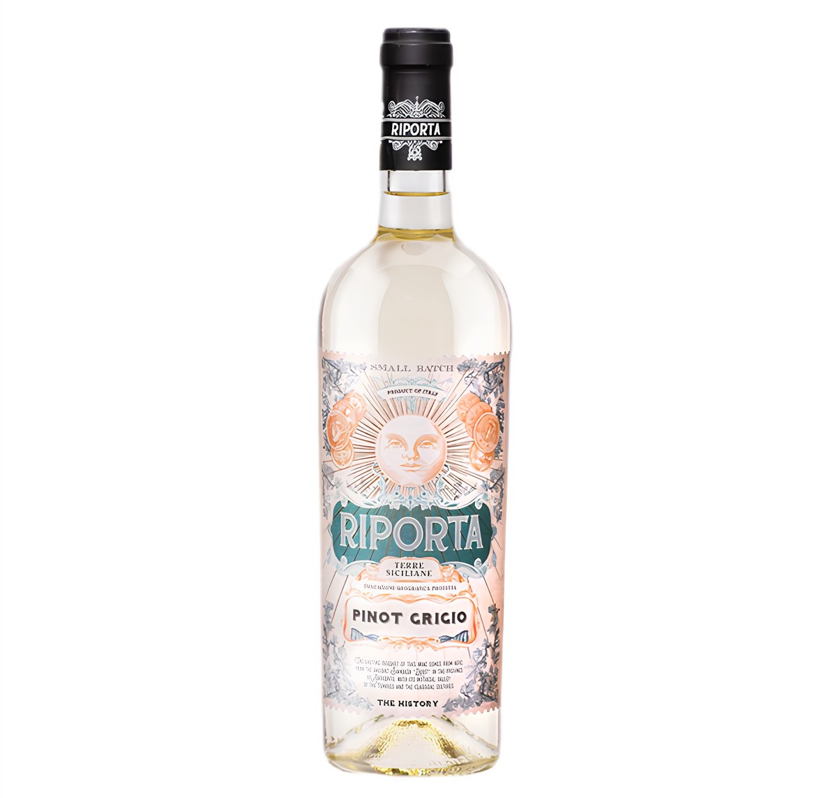 Изображение товара Вино Riporta Pinot Grigio белое сухое, 0.75л