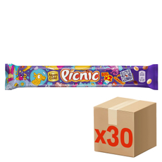 Батончик шоколадный Picnic Big с арахисом и изюмом, 76г x 30 шт
