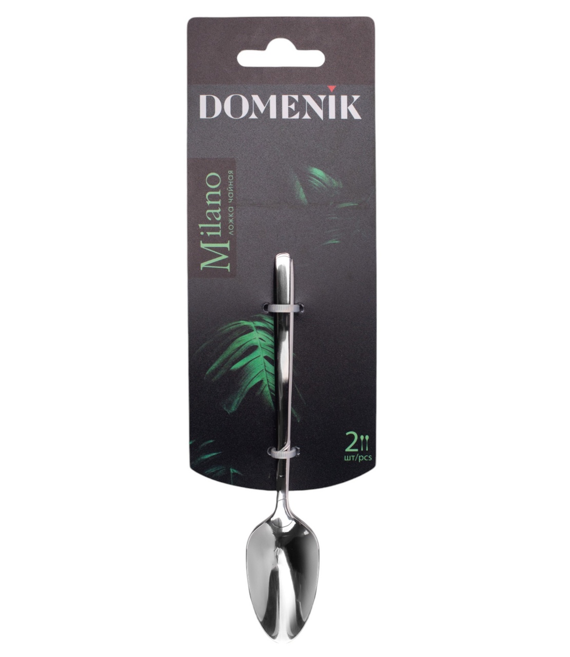 Изображение товара Ложка чайная Domenik Milano Silver, 2шт