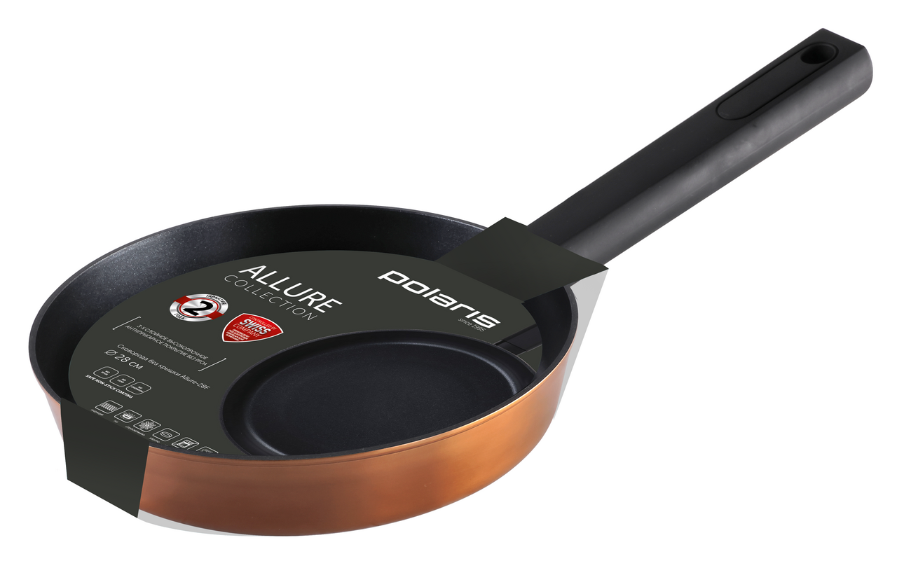 Изображение товара Сковорода 28 см Allure POLARIS для всех типов плит