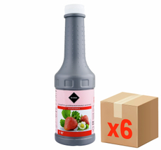 RIOBA Концентрат для безалкогольных напитков клубника, 1кг x 6 шт