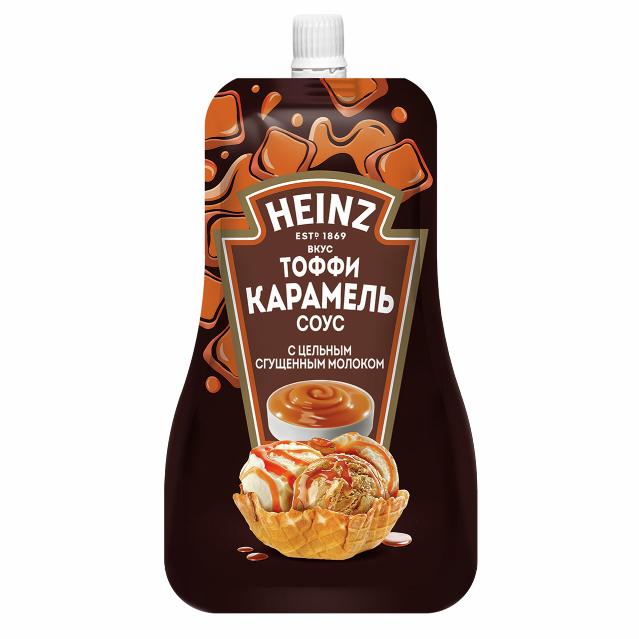 Соус десертный Heinz тоффи карамель, 200г