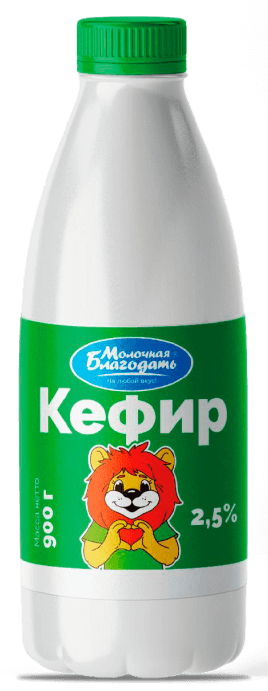 Кефир Молочная благодать 2.5%, 900г