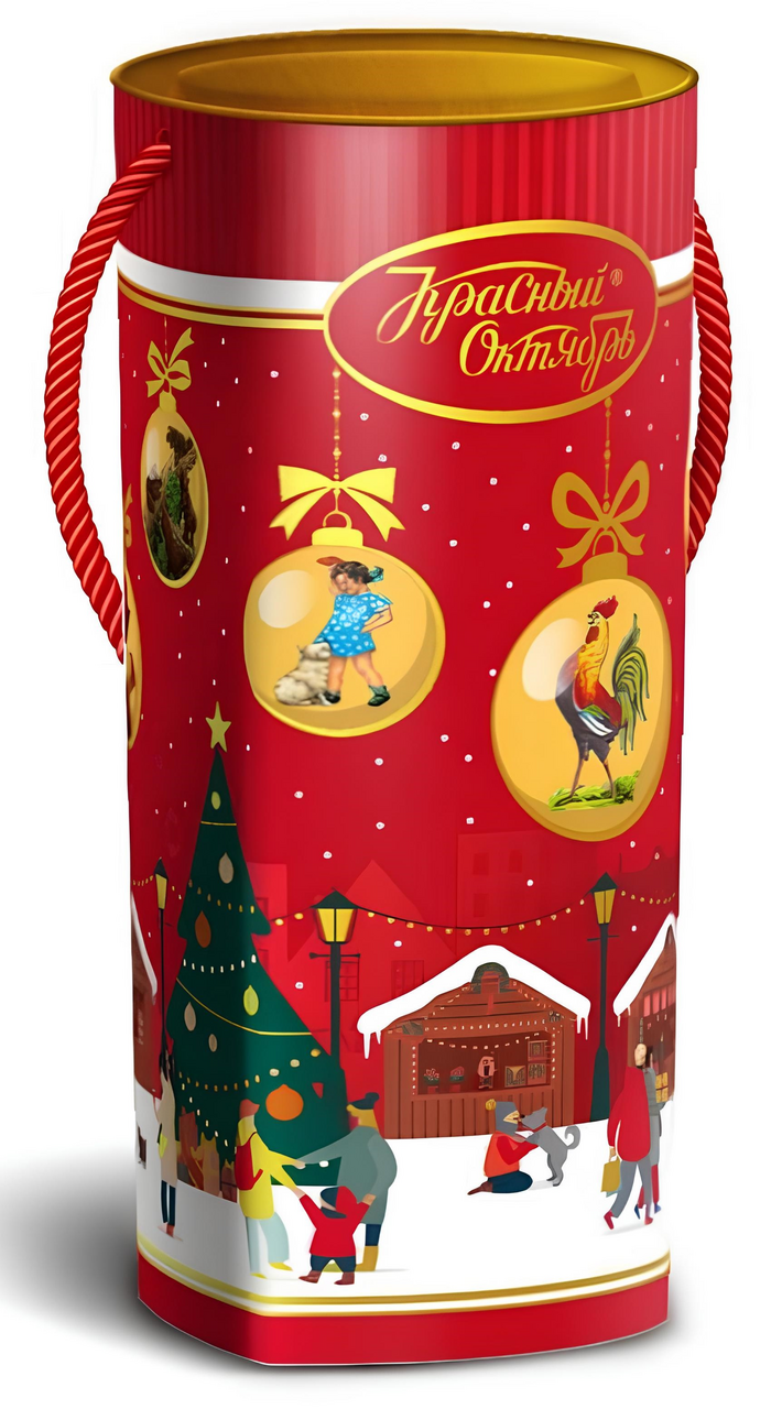 Подарок новогодний Красный Октябрь Вкусные моменты счастья, 300г