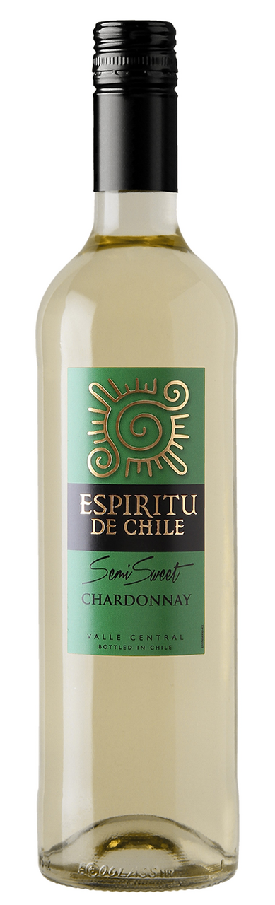 Изображение товара Espiritu de Chile Chardonnay белое полусладкое вино 0.75л