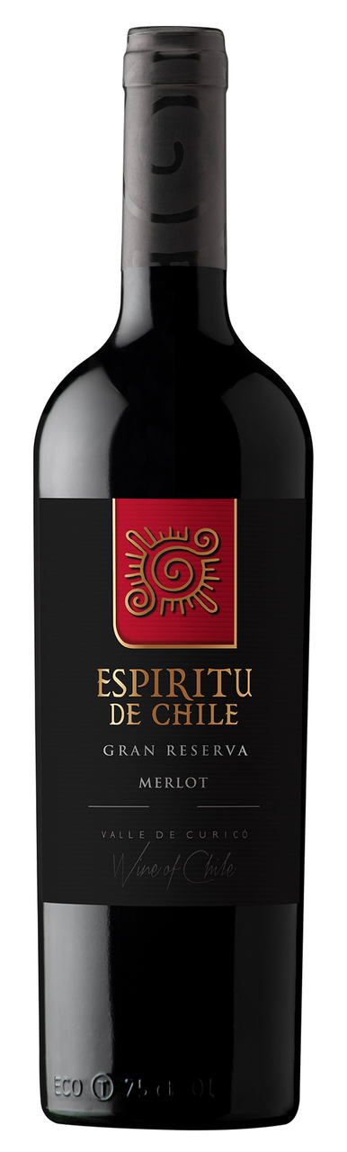 Изображение товара Вино Espiritu de Chile Gran Reserva Merlot красное сухое 0.75л