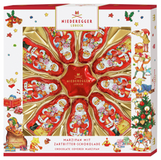 Конфеты Niederegger Санта Клаус марципан в темном шоколаде, 125г